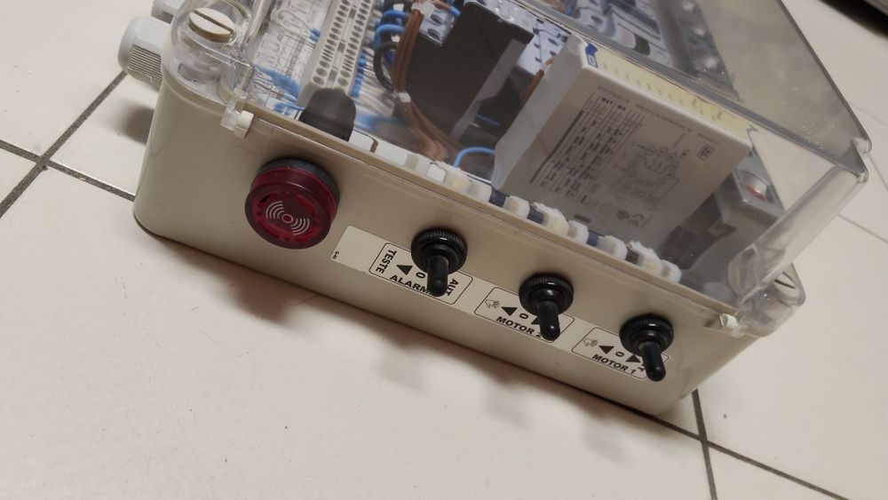 quadro de comando e proteção para 2 eletrobombas