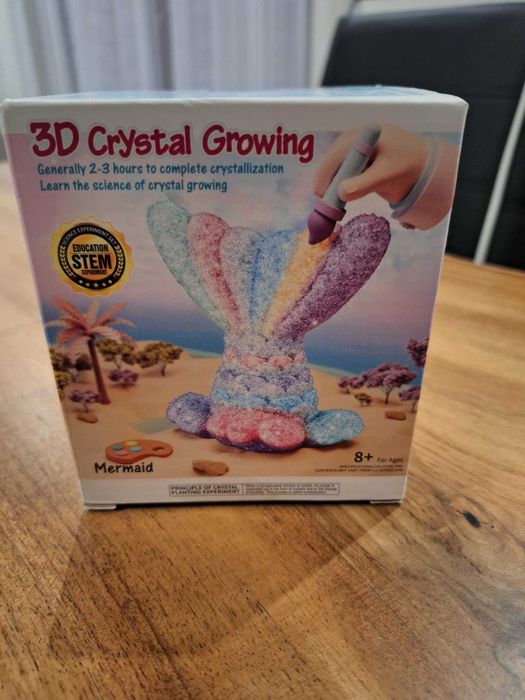 Nowy zestaw edukacyjny Stem do hodowli kryształów syreni ogon