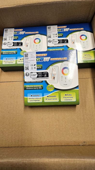 (NOVO) Controladores led RGB + W [RF 2.4 GHz] 12/24 VDC