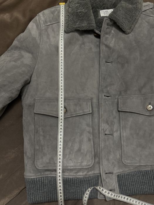 Мужская зимняя куртка дубленка Brunello Cucinelli (L)