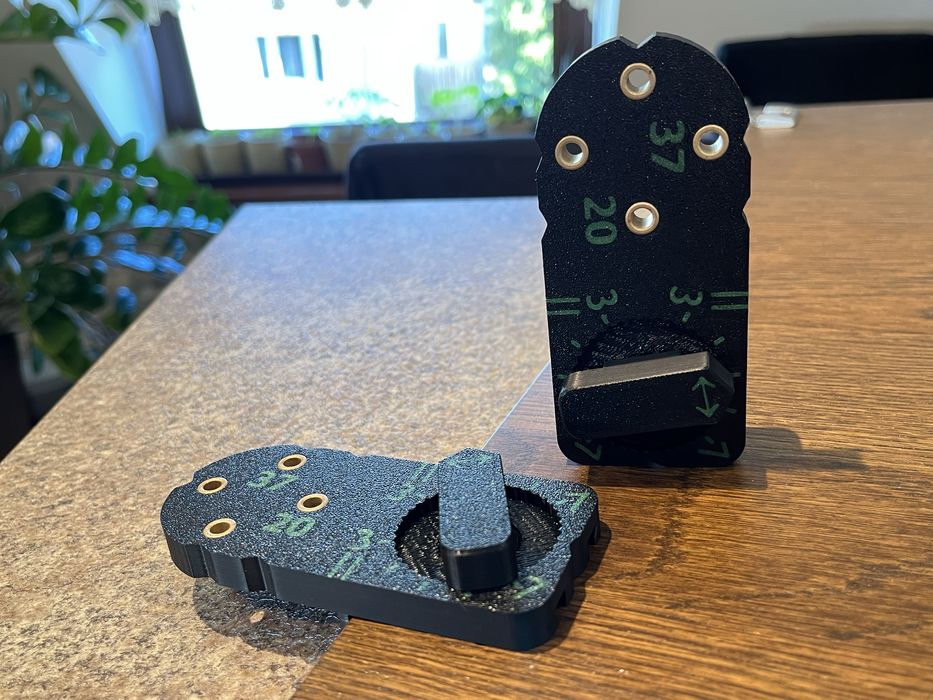 2x Szablon do prowadników zawiasów Blum Hettich Hafele fi 35