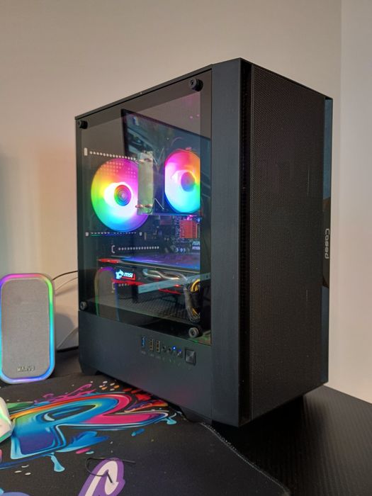 Wydajny PC do gier, gwarancja ,i7 / GPU 8GB / 16GB RAM ddr4/ SSD+HDD 1 tb/Windows 11
