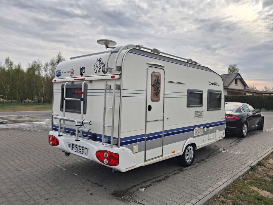 Przyczepa kempingowa hobby 440 2006r stan BDB prywatnie off-grid dmc 1200