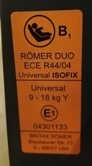 Cadeira  para Bébé sistema isofix  Romer - Mercedes