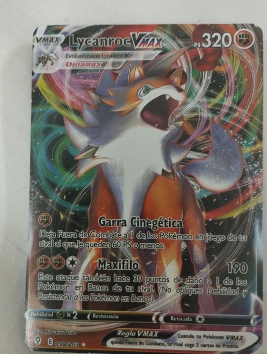 Carta Pokémon - Lycanroc V MAX