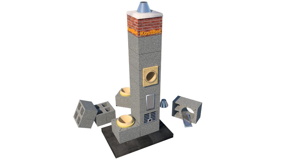 Komin Ceramiczny fi 200mm K+ IIW 7m Transport Gratis