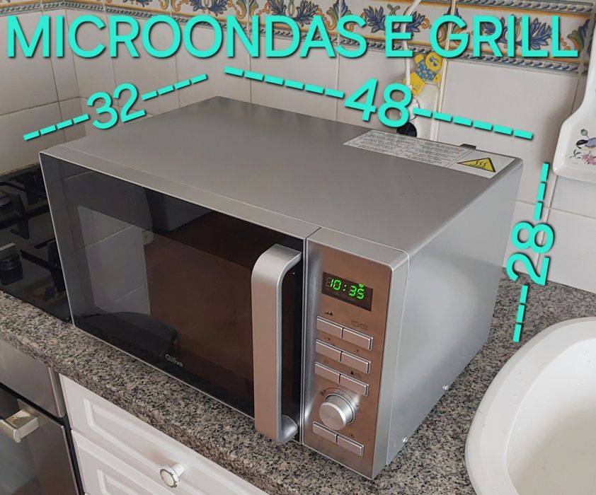 MICROONDAS E GRILL.Casa,Cozinha,Sala,Trabalho,Campismo,Quarto,Garagem.