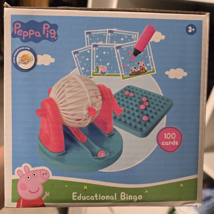Nowa Gra edukacyjna Bingo Świnka Peppa