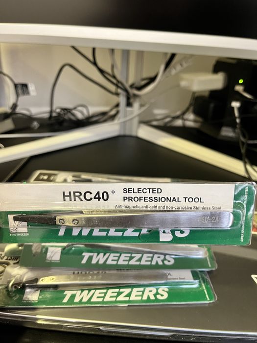 Conjunto de pincas anti estaticas