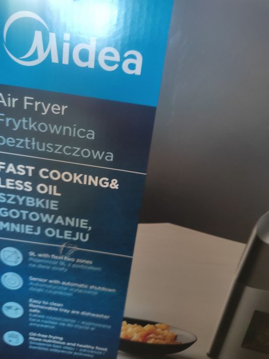 Się fryer Midea 2200W 9l dotykowy ekran nowa