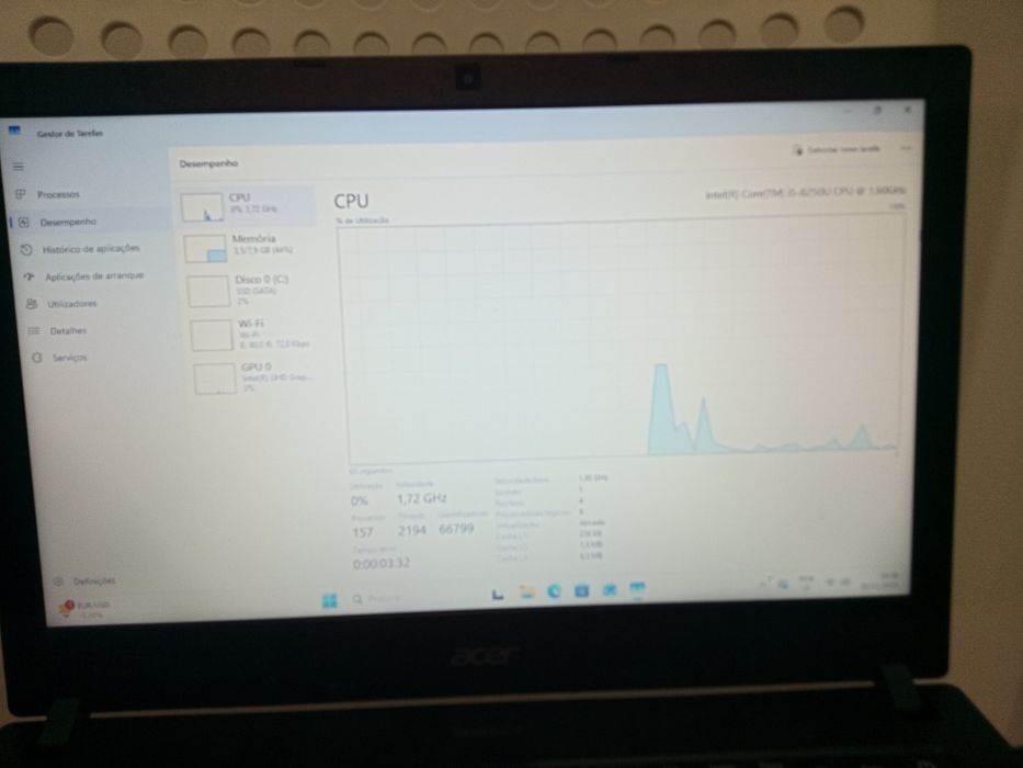 Acer TravelMate P2410 – i5 8ª Geração | 8GB RAM | SSD NVMe 256GB