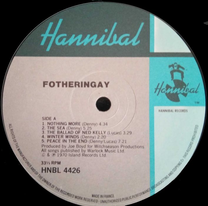 Fotheringay	- - - - -	Fotheringay	- - - - -	LP
