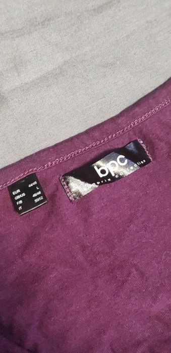 Bluzka damska fioletowa Bonprix rozmiar XXL