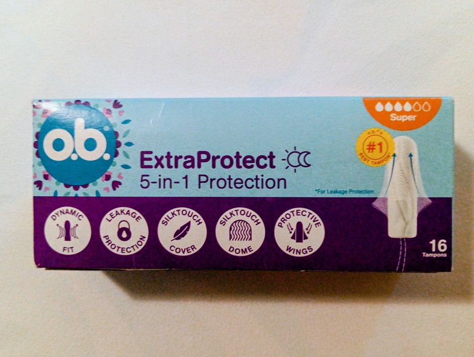 O.B. Extra Protect Super 5 w 1 tampony 64 szt 4 opk.