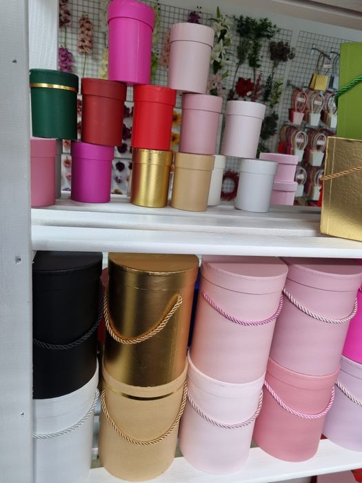 Pudełka FLOWER BOX welurowe i zwykle PREMIUM