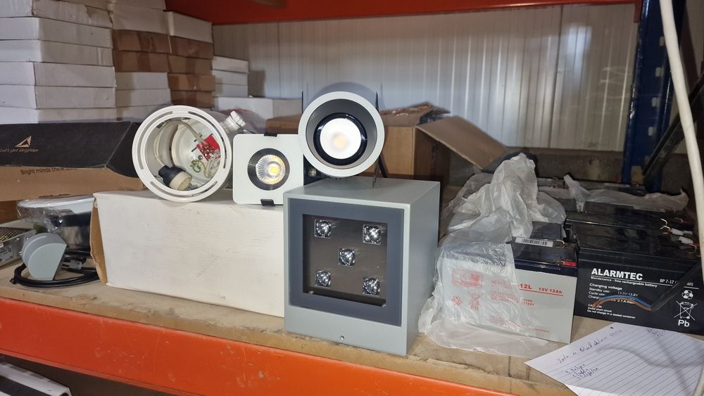 Projetores lâmpadas calhas projetores led