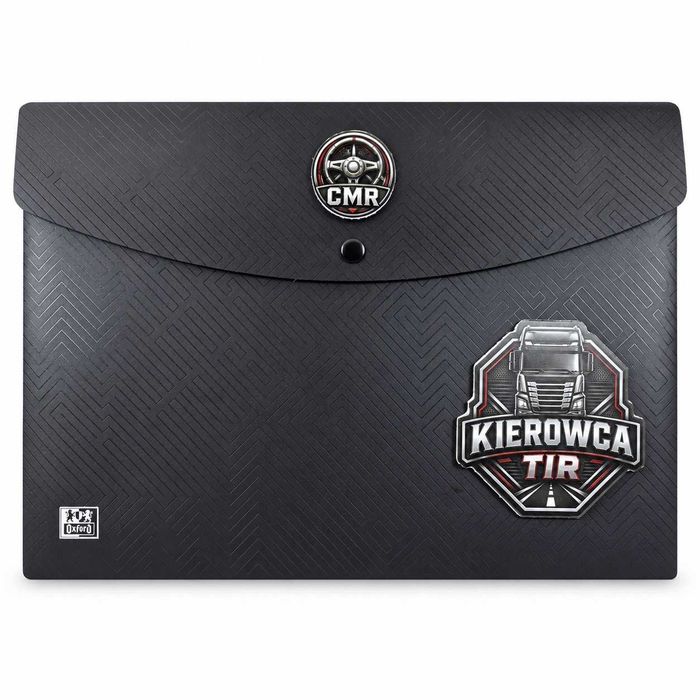Aktówka Teczka Kierowca TIR A4 emblemat miękki w dotyku