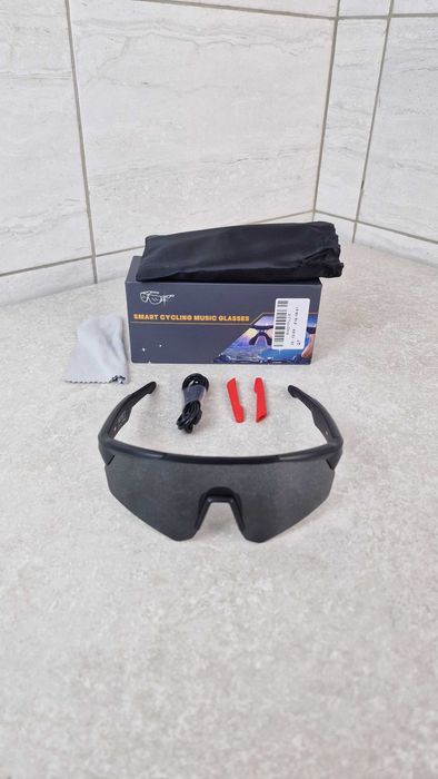 Okulary bluetooth sportowe polaryzacyjne