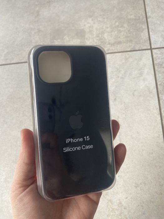 Etui silikonowe Iphone 15 czarne