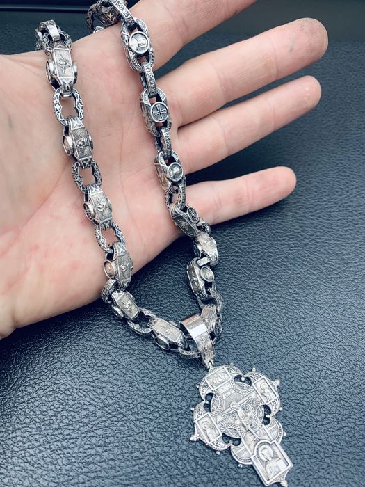 Серебрянная цепь Спаси и Сохрани