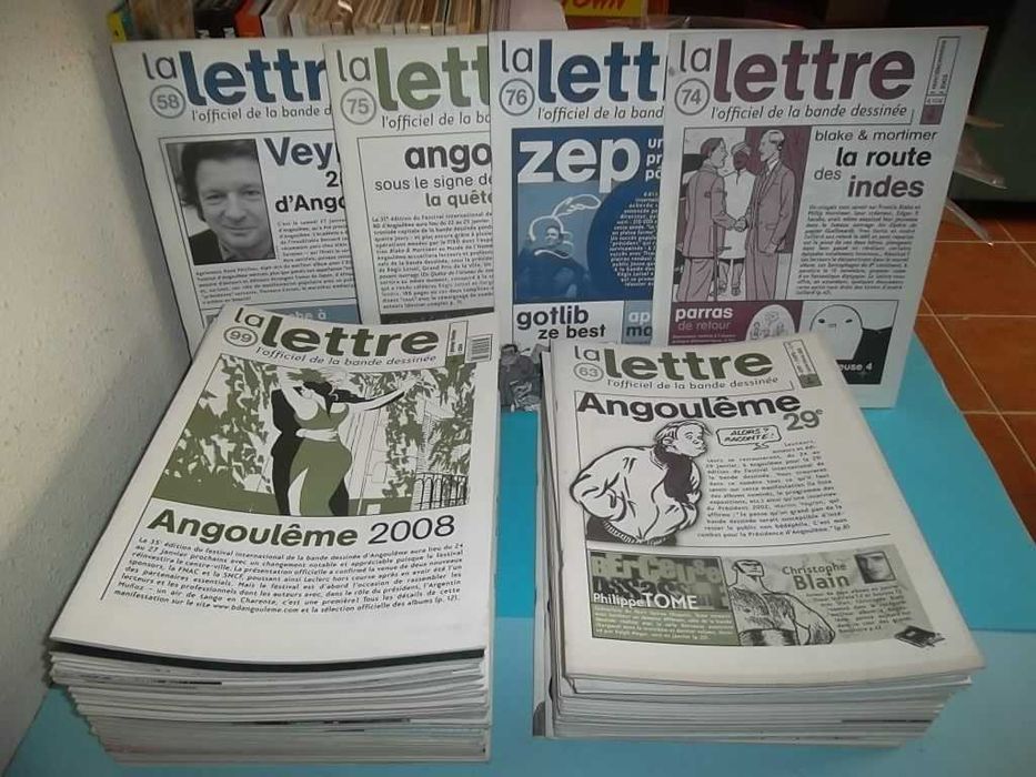LA LETTRE - Magazine de BD da DARGAUD - Lote 85 Revistas