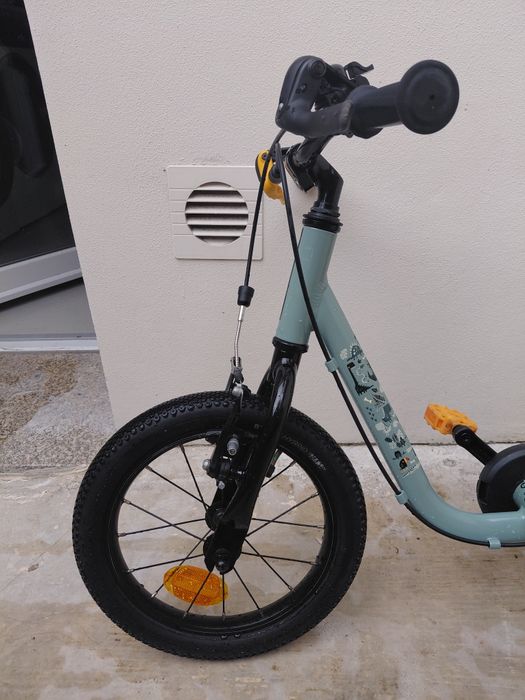 Bicicleta criança roda 14'. Quadro em Alumínio