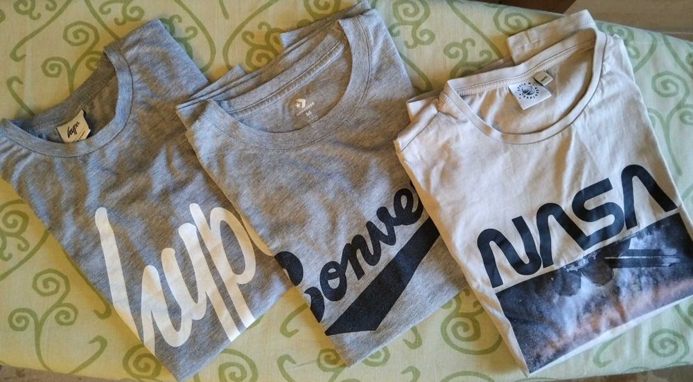 Pack 3 t-shirts converse, Hype, C&A 12A