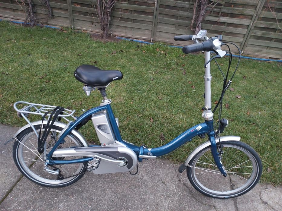 Rower składak elektryczny składany flyer koła 20 cali rama 42 cm