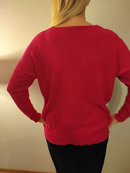 Sweter różowy oversize nowy bez metki