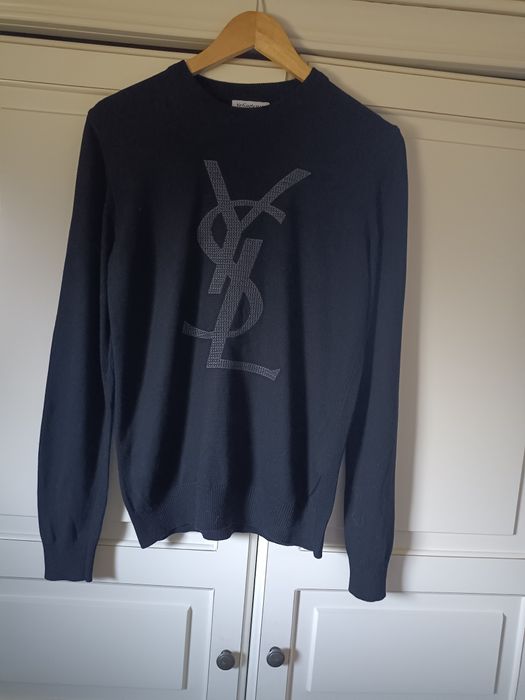 Sweter Yves Saint Laurent bawełna+ kaszmir