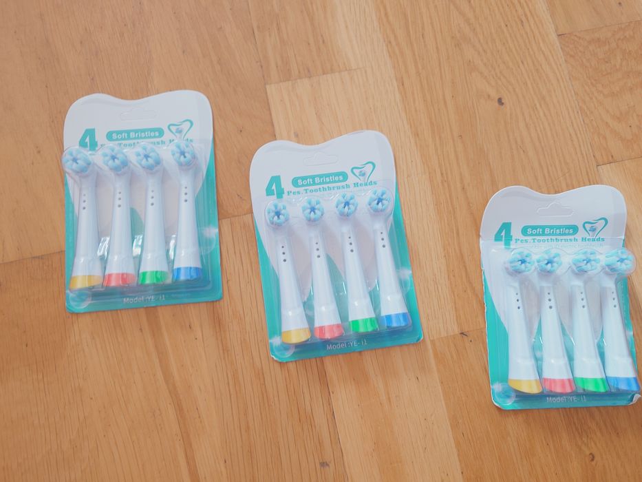 3 opakowania głowek do szczoteczki oral B iO