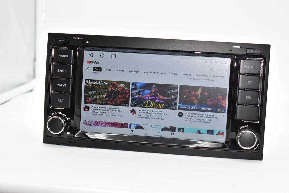 Auto rádio 2 DIN Android - Volkswagen VW Transporter e Touareg