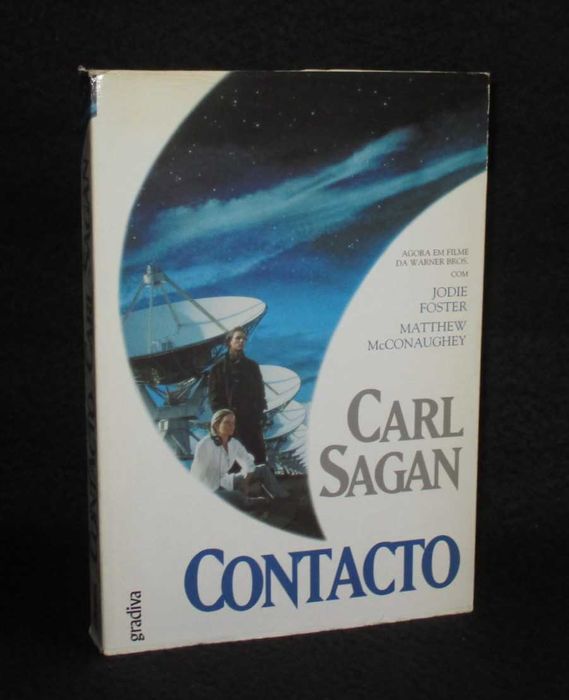 Livro Contacto Carl Sagan Gradiva