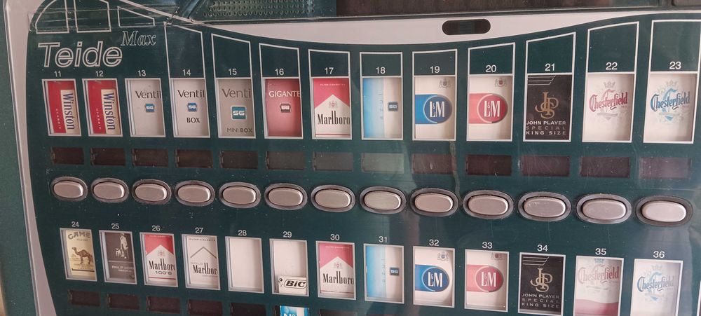 Máquina de Tabaco (Teide MAX - 31 Canais)