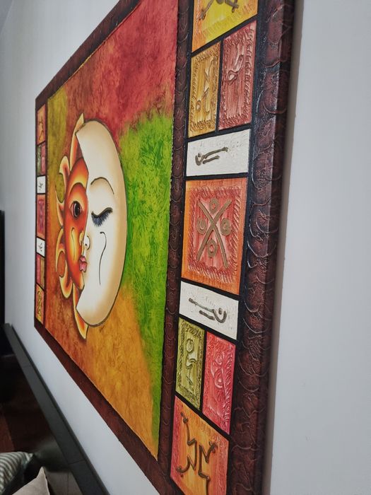 Quadro Sol | Lua | Dia | Noite