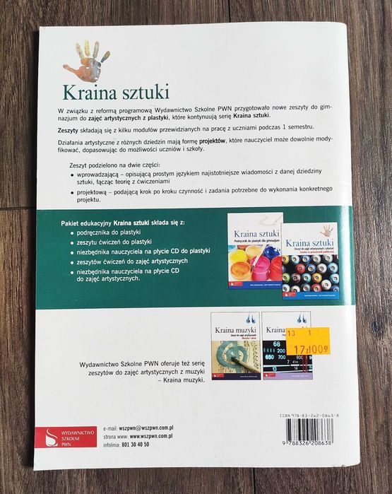 Kraina Sztuki Zeszyt do zajęć artystycznych z plastyki Plastyka Teatr