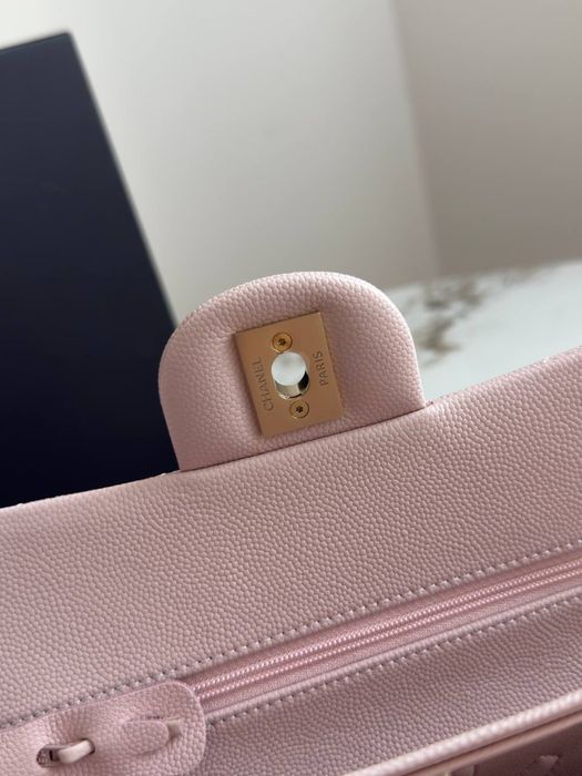 Сумка Chanel Classic Flap Small рожева люкс