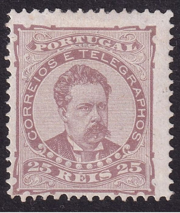 1882/1883 Stamp from the D. Luís Series, Front View, MLH *