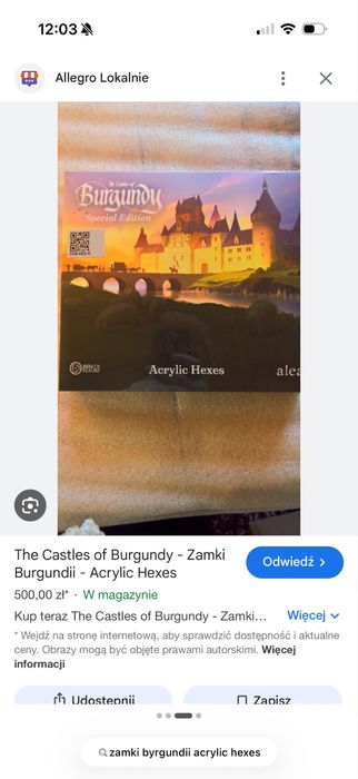 Zamki Burgundii- full zestaw