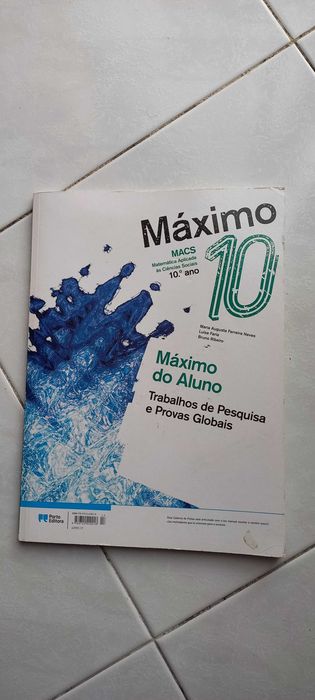 Caderno de Fichas - MACS - 10.º Ano