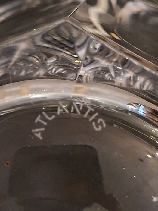 Balde de gelo em vidro de cristal da fabrica Atlantis grupo vista alegre