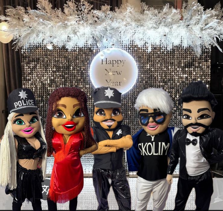 Żywa maskotka na każdą imprezę Alvaro mężczyzna kobieta policjant