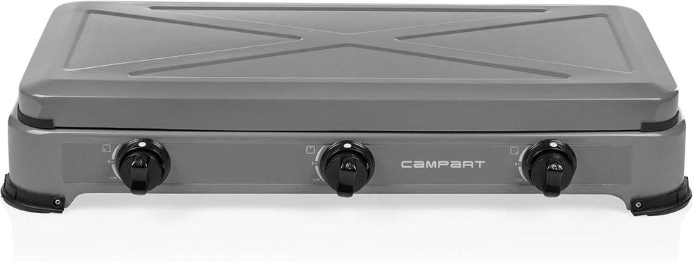 Газова плита Campart Quebec GA-8403 сіра 3 конфорки