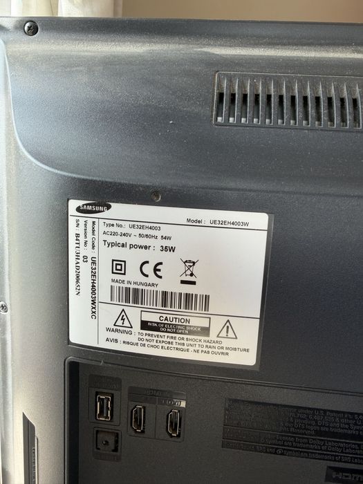 Televisão Samsung 32’ UE32EH4003