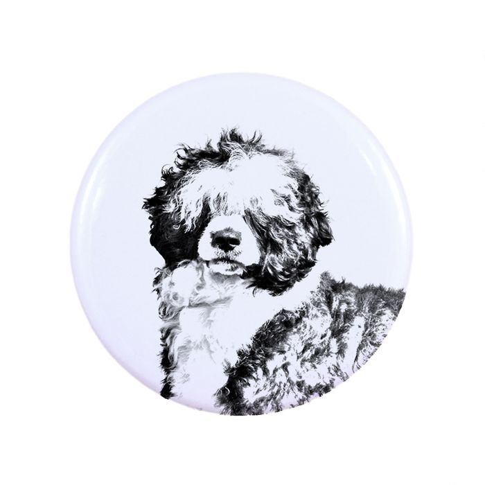 Portugalski pies dowodny przypinka z psem duża Art-Dog