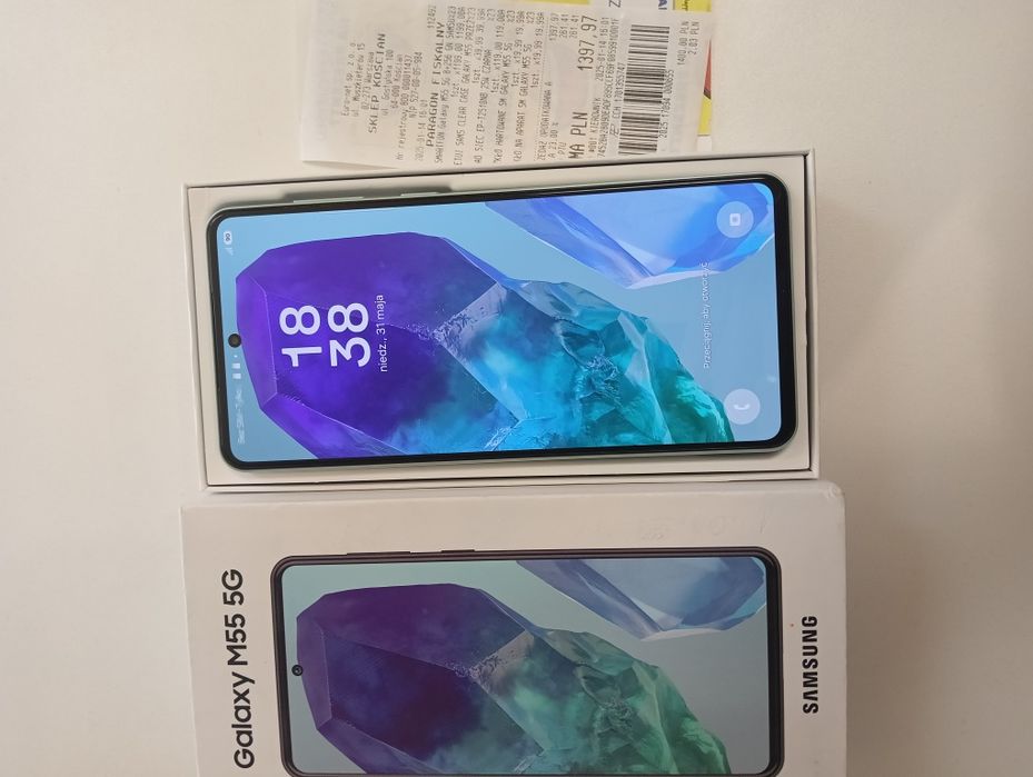 Samsung Galaxy M55 256Gb, Gwarancjia,jak Nowy