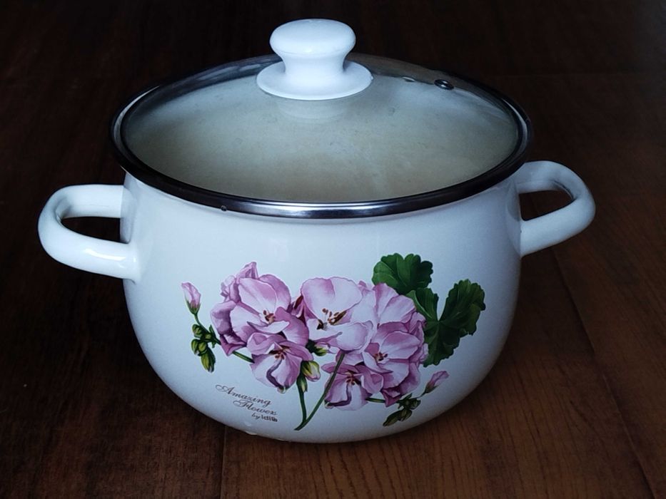 Кастрюля зі скляною кришкою 3,5 л