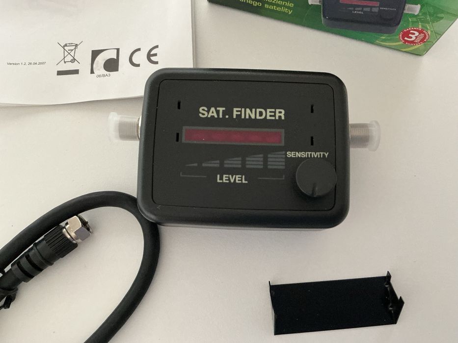 Miernik sygnału satelitarnego sat finder sf-95 ldb do anteny tv