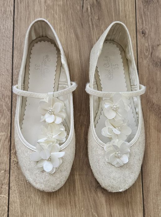 Cool Club Buty Baletki Komunia Ślub Wizytowe cekiny 35 rozmiar Smyk