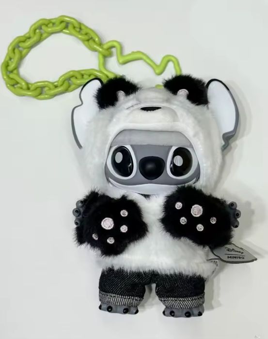 брелок Stitch лимитированный  MINISO × Disney GenZ Street Панда